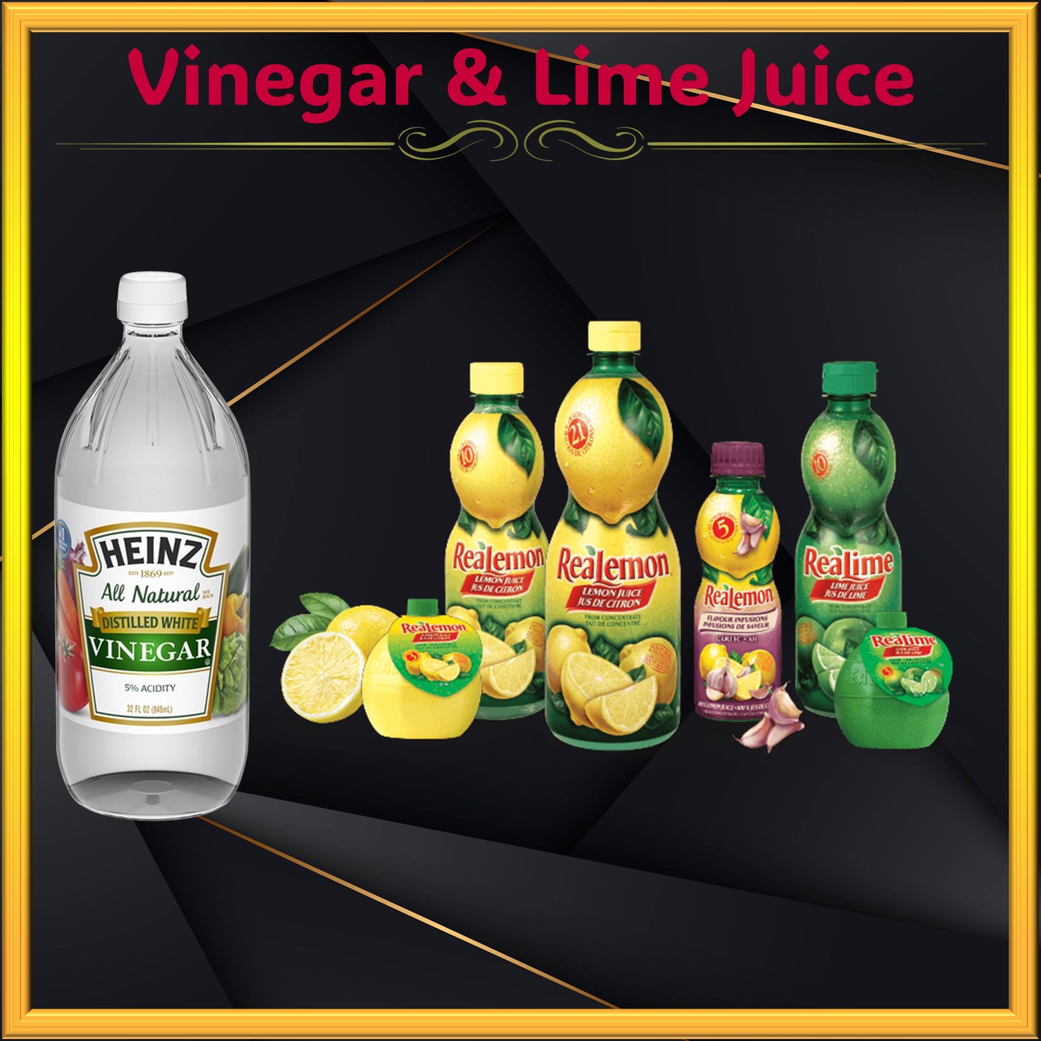 Vinegar & Lime Juice