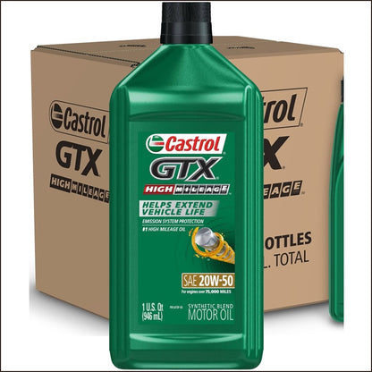 Castrol Gtx Motor Oil 1Qt 6CT