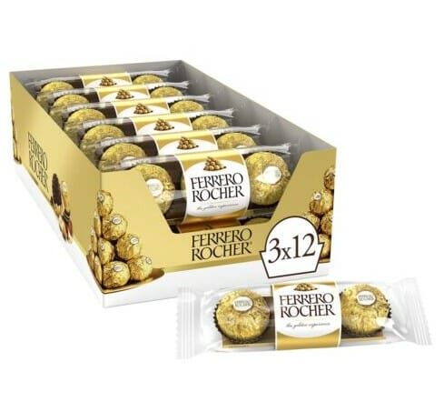 Ferrero Rocher 3 Pk 12CT
