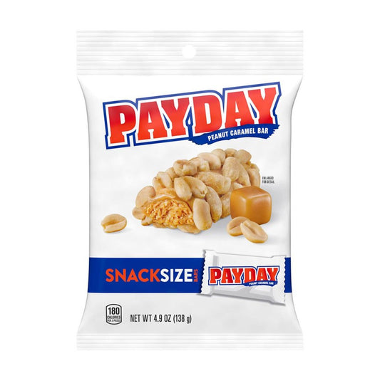 Payday Snack Size Bar 4.9 OZ 1 Bag
