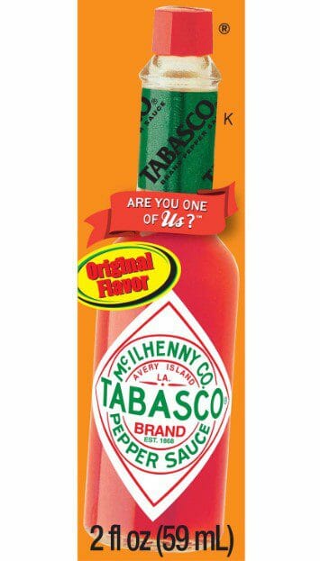 Tabasco Pepper Sauce 2 Oz