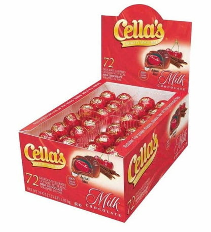 Cellas Cherries Milk 11 Oz 72 CT