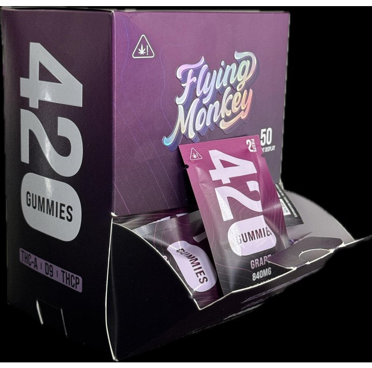 Flying Monkey Gummies 420 Thca | D9 | Thcp 8400Mg 2Pcs 50CT