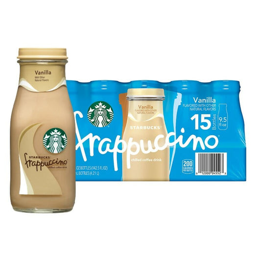 Starbucks Frappuccino Bottle - Vanilla 9.5Oz 15CT