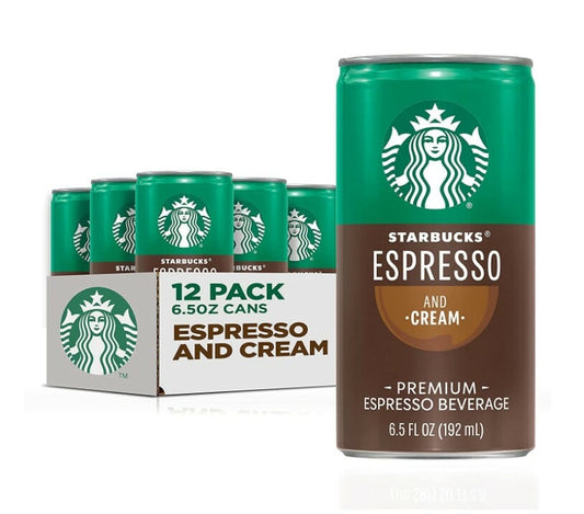 Starbucks Doubleshot Espresso & Cream Can 6.5Oz 12CT