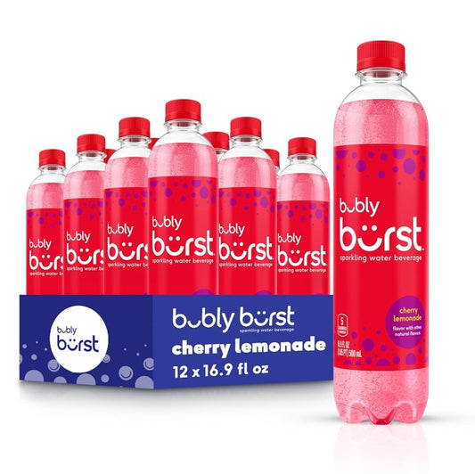 Bubly Burst Sparkling Water 16.9 Oz 12 CT