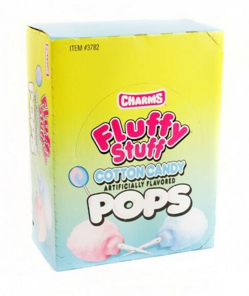 Luffy Stuff Cotton Candy Pops 48CT