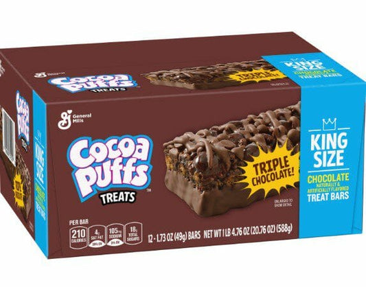 Cocoa Puffs Treats Tripple Chocolate Ks 1.73Oz 12CT