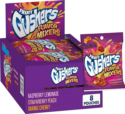 Gushers Fruit Flavor Mixers 4.25 Oz 8Ct