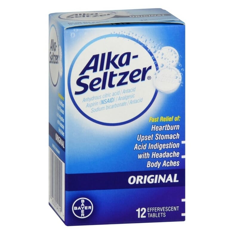 Alka Seltzer Single Dose Box