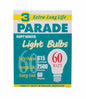 Parade Light Bulb 3 CT Soft White 60W