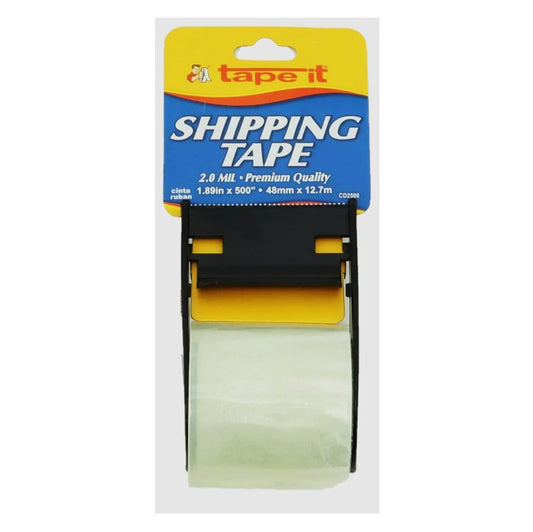 Tape It Shipping Packing Tape Clear 1CT