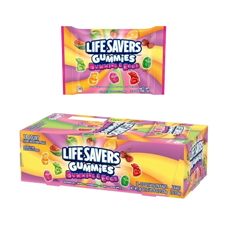 Lifesavers Gummies Bunnies & Eggs 2 Oz 18CT