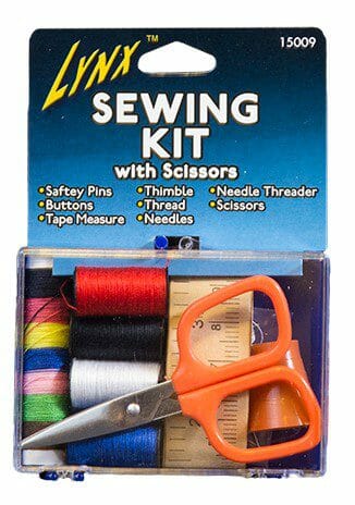 Lynx Sewing Kit With Scissors 8Pcs 1CT