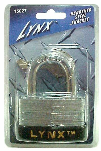 Lynx Steel Padlock 1 3/4 Inch #15027 1 Pk