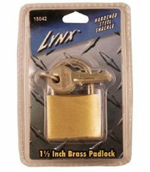 Lynx Steel Padlock 1 1/2 Inch 1 Pk