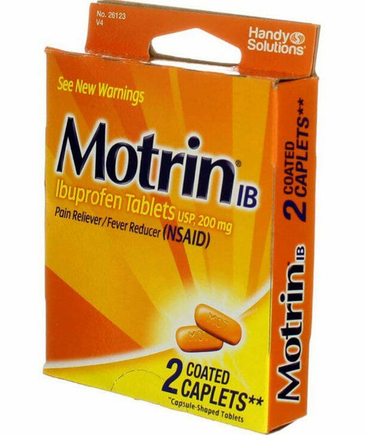Motrin Blister Pack Ibuprofen Caplets 2Pk 6CT