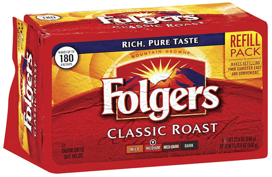 Folgers Classic Roast Refill Pack 11.3Oz