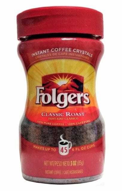 Folgers Classic Roast Instant Coffee 3 Oz