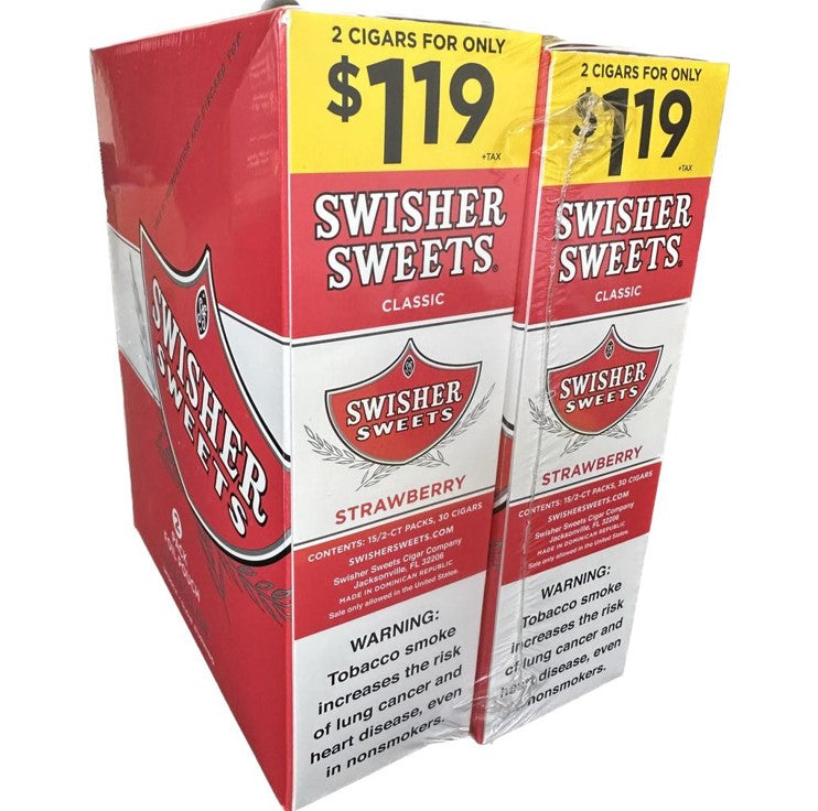 Swisher Sweet Cigar 2/1.19 2Pk 30CT