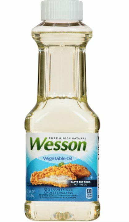 Wesson Vegetable Oil 16 Oz