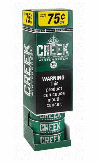 Creek Long Cut Wintergreen 75Â¢ Off 10CT