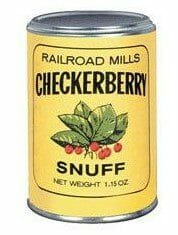 Checkerberry Snuff 1.5Oz 12CT