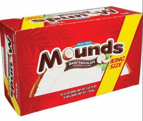 Mounds King Size 3.50 Oz 18CT