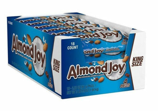 Almond Joy King Size 3.22 Oz 18 CT