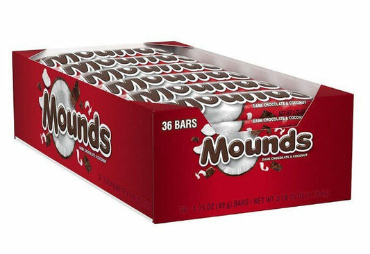 Mounds Dark Chocolate 1.75 Oz 36 CT