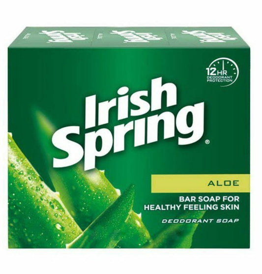 Irish Spring Aloe Soap Bar 3.75Oz 3CT