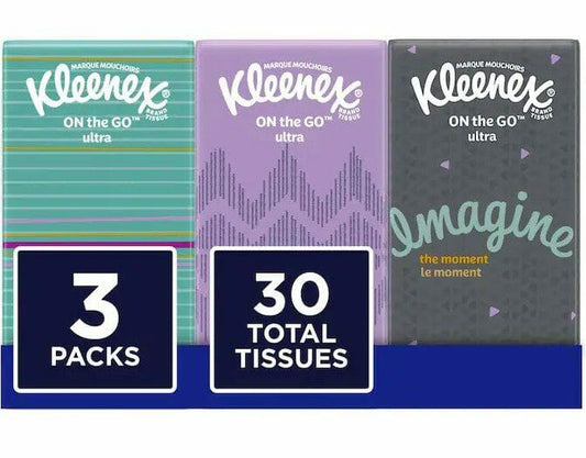 Kleenex Tissues On The Go 10Pk 3CT