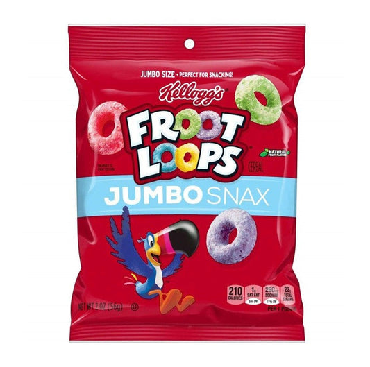 Froot Loops Jumbo Snax 2 Oz  1CT