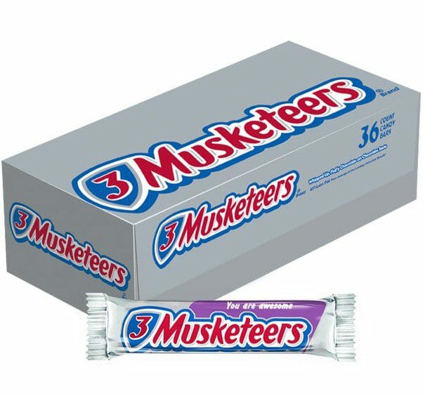 3 Musketeers 1.3 Oz 36 CT