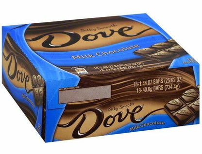 Dove Milk Choc 1.44 Oz 18 CT