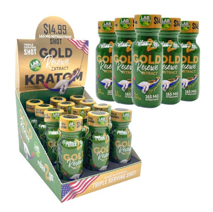 Relax 2 Go Kratom Extract Gold $14.99 15 ML 12CT