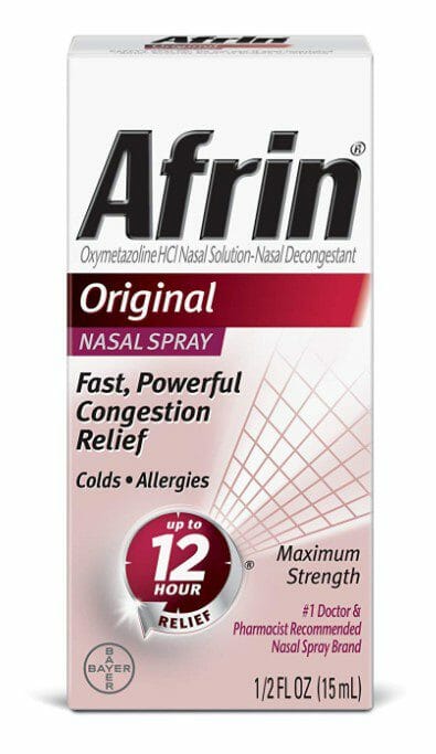 Afrin Spray Original 1/2Oz Bottle 15ML