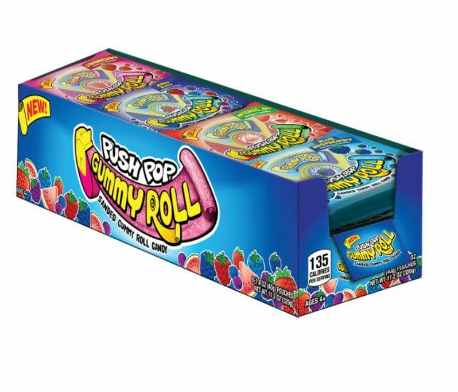Push Pop Gummy Roll 1.4Oz 8CT