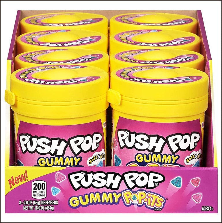 Push Pop Gummy Pop It L 2.0Oz 8CT