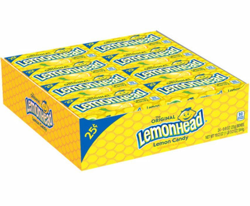 Lemonhead Original 25¢ 0.8Oz 24CT