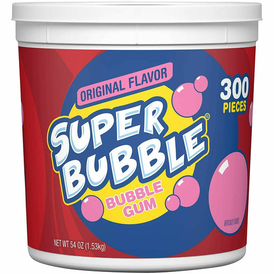 Super Bubble Original Gum 300 CT Jar