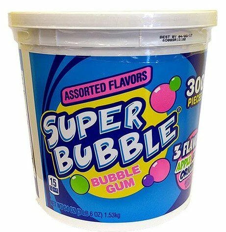 Super Bubble Assorted 300 CT Jar