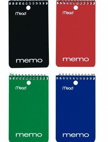Mead Memo Pad 3 X 5 Inch 60 Sheets 1CT