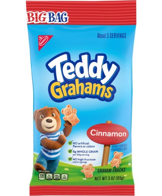 Teddy Grahams Cinnamon 3 Oz