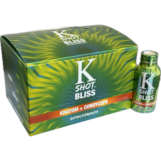 K Shot Bliss Kratom + Cordyceps 2 Oz 12 Ct