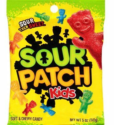 Sour Patch Candy Bag