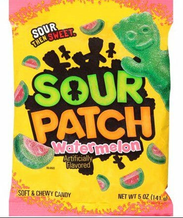 Sour Patch Candy Bag