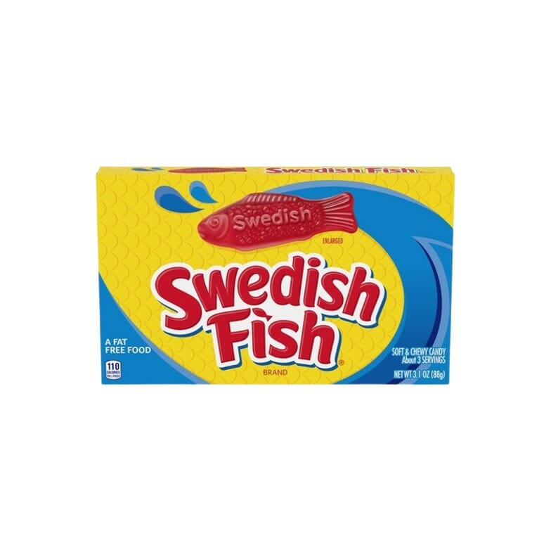 Swedish Fish Red Theater Box 3.5 Oz