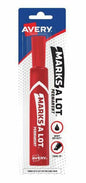 Avery Permanent Marker Red 1CT