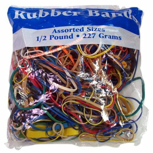 Rubber Band Asst 1/2 Pound
